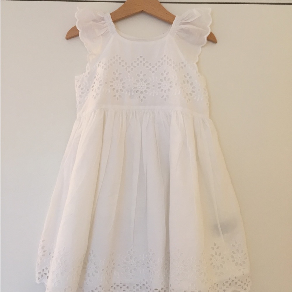 NWT White Eyelet Dress
